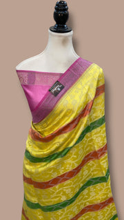 Pure Chiniya Silk Handloom Banarasi Saree - The Handlooms