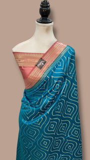 Pure Chiniya Silk Handloom Banarasi Saree - The Handlooms