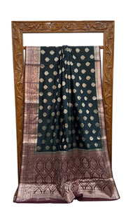 Pure Chiniya Silk Handloom Banarasi Saree - The Handlooms