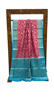 Pure Chiniya Silk Handloom Banarasi Saree - The Handlooms