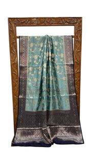 Pure Mango Silk Banarasi Handloom Saree - The Handlooms