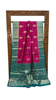 Pure Chiniya Silk Handloom Banarasi Saree - The Handlooms