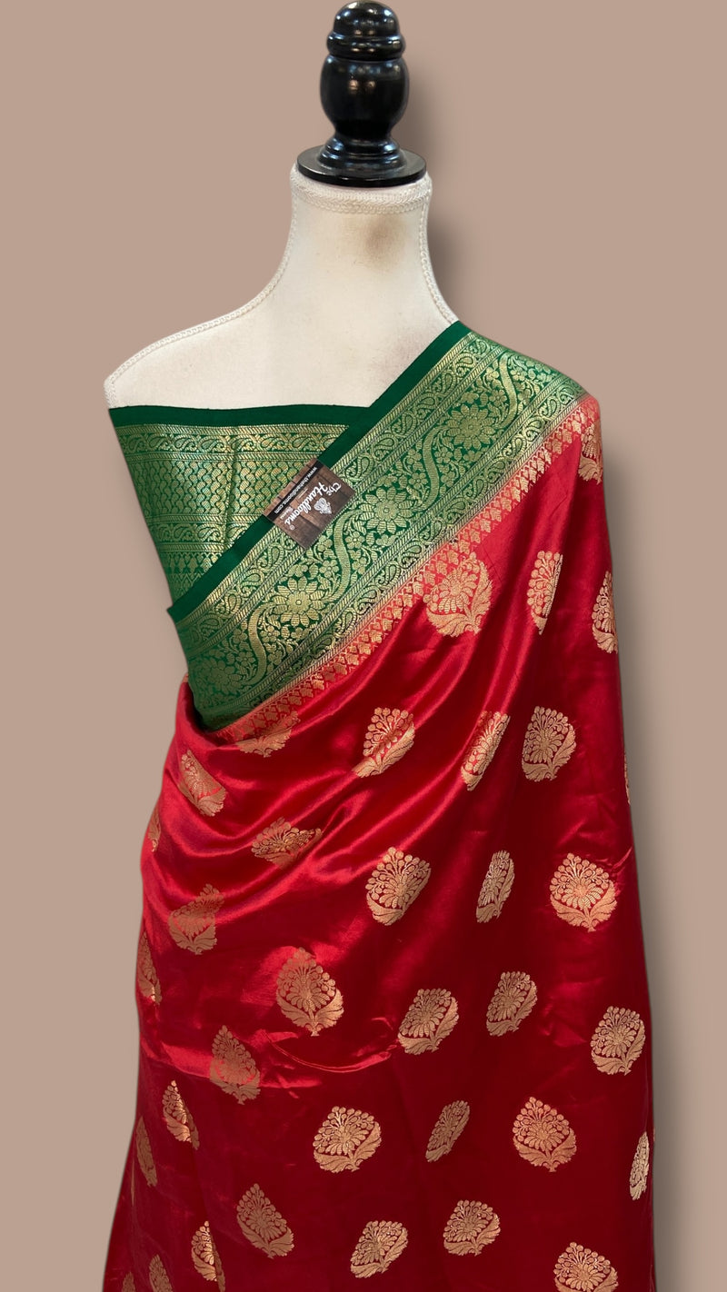 Pure Dupion Silk Banarasi Saree