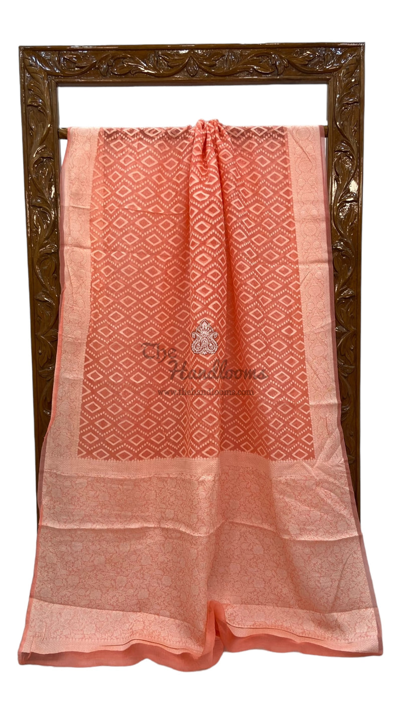 Pure Kora Handloom Banarasi Saree - The Handlooms