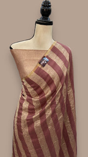 Pure Moonga Tissue Silk Banarasi Handloom Saree - The Handlooms