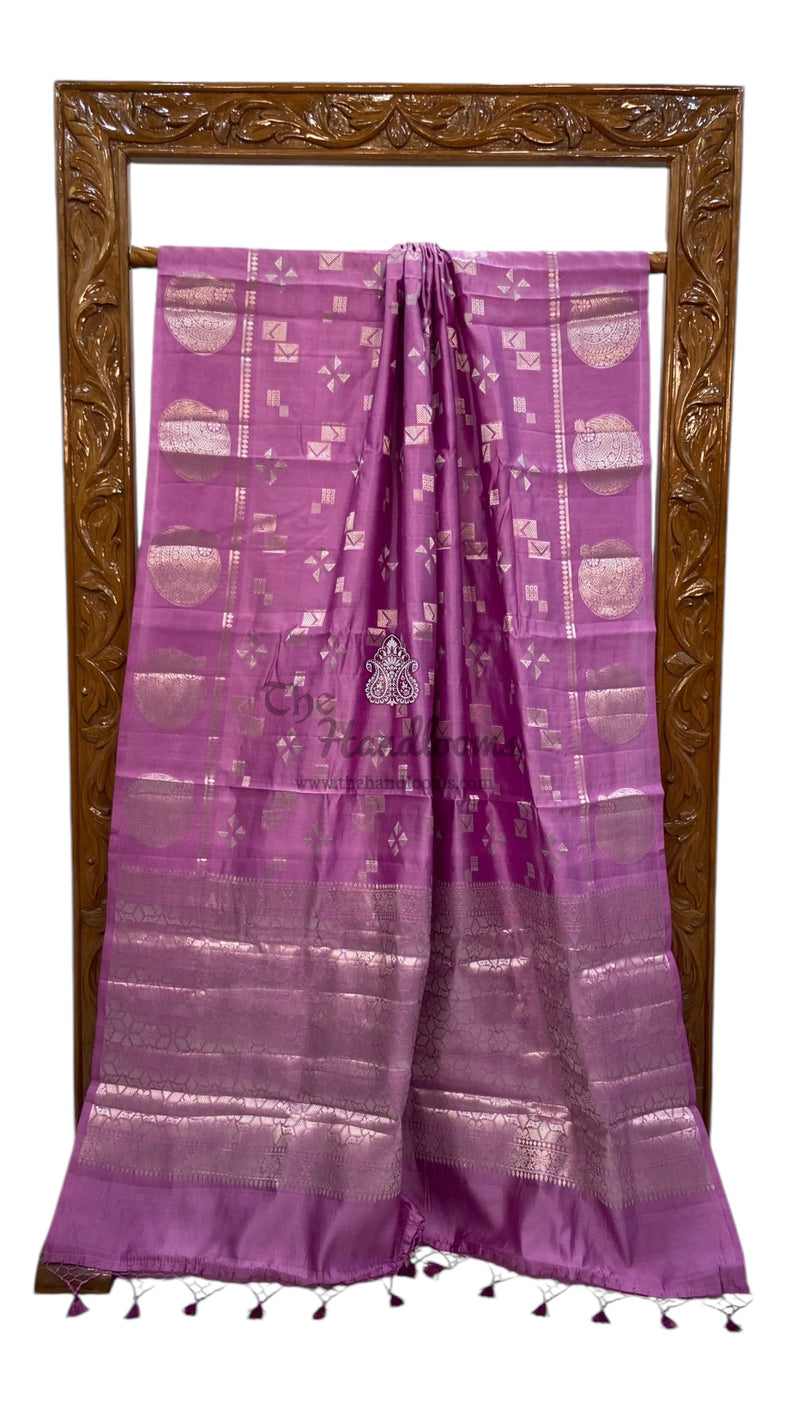 Pure Mango Silk Banarasi Handloom Saree - The Handlooms