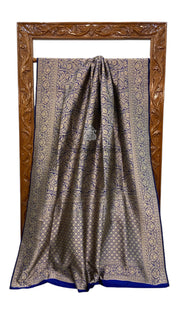 Pure Katan Silk Banarasi Handloom Saree - Tanchui Brocade - The Handlooms