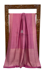 Pure Moonga Khaddi Handloom Banarasi Saree - The Handlooms