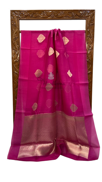 Pure Kora Handloom Banarasi Saree