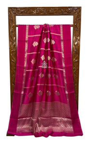 Pure Mango Silk Banarasi Handloom Saree - The Handlooms