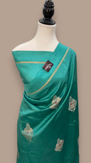 Pure Mango Silk Banarasi Handloom Saree - The Handlooms