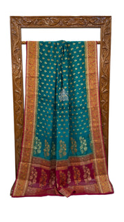 Pure Chiffon Khaddi Banarasi Saree - The Handlooms