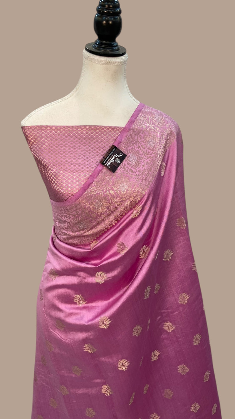 Pure Chiniya Silk Handloom Banarasi Saree - The Handlooms