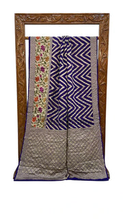 Pure Chiffon Khaddi Banarasi Saree - The Handlooms