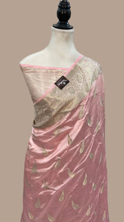 Pure Mango Silk Banarasi Handloom Saree - The Handlooms