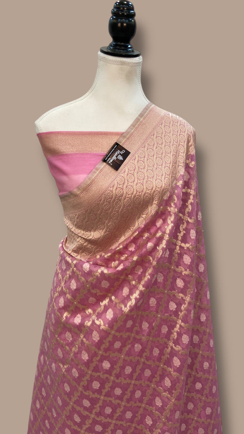 Pure Cotton Banarasi Handloom Saree - The Handlooms
