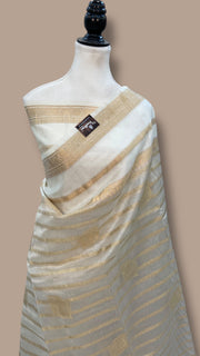 Pure Kora Handloom Banarasi Saree - The Handlooms