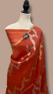 Pure Kora Handloom Banarasi Saree - The Handlooms
