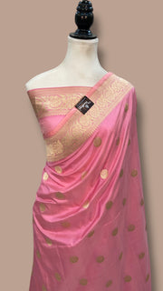 Karishma Kapoor in our Pure Katan Silk Banarasi Handloom Saree - All Over Kadua Motifs - The Handlooms