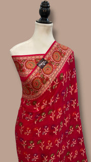 Pure Chiffon Khaddi Banarasi Saree - The Handlooms