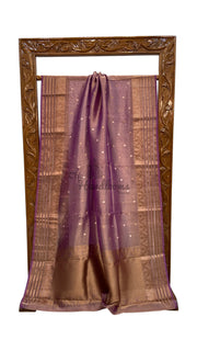 Pure Kora Tissue Handloom Banarasi Saree - The Handlooms