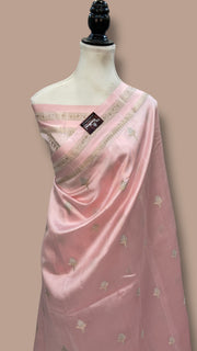 Pure Mango Silk Banarasi Handloom Saree - The Handlooms