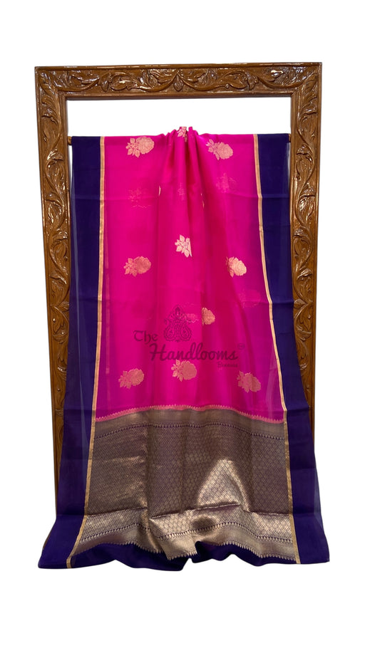 Pure Kora Handloom Banarasi Saree - The Handlooms