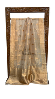 Pure Kora Tissue Handloom Banarasi Saree - The Handlooms