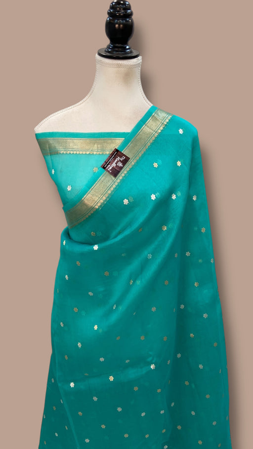 Pure Kora Handloom Banarasi Saree - The Handlooms