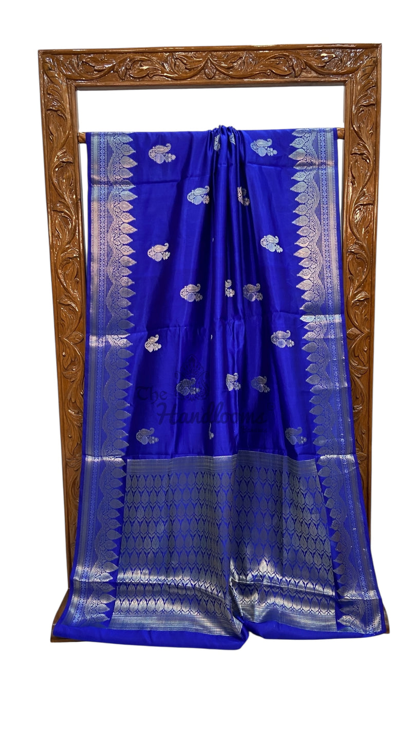 Pure Mango Silk Banarasi Handloom Saree - The Handlooms