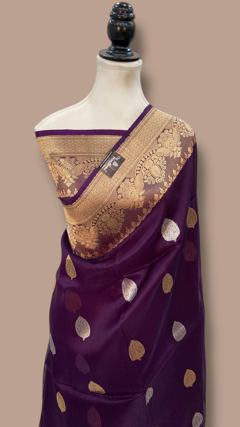 Pure Kora Handloom Banarasi Saree - The Handlooms