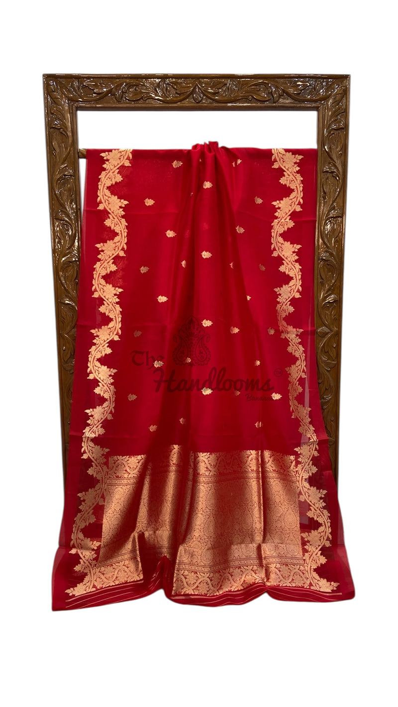 Pure Kora Handloom Banarasi Saree - The Handlooms