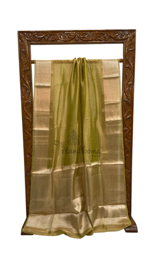 Pure Kora Tissue Handloom Banarasi Saree - The Handlooms