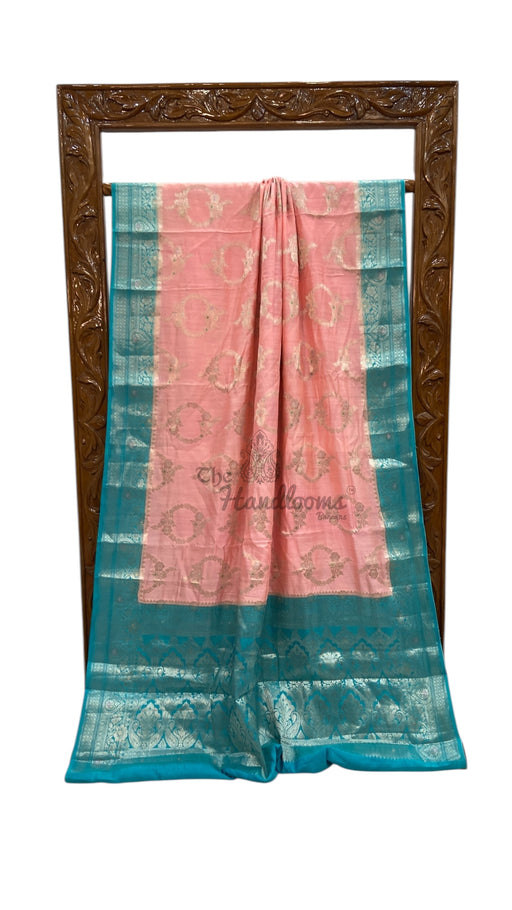 Pure Chiniya Silk Handloom Banarasi Saree - The Handlooms