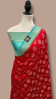 Pure Chiniya Silk Handloom Banarasi Saree - The Handlooms
