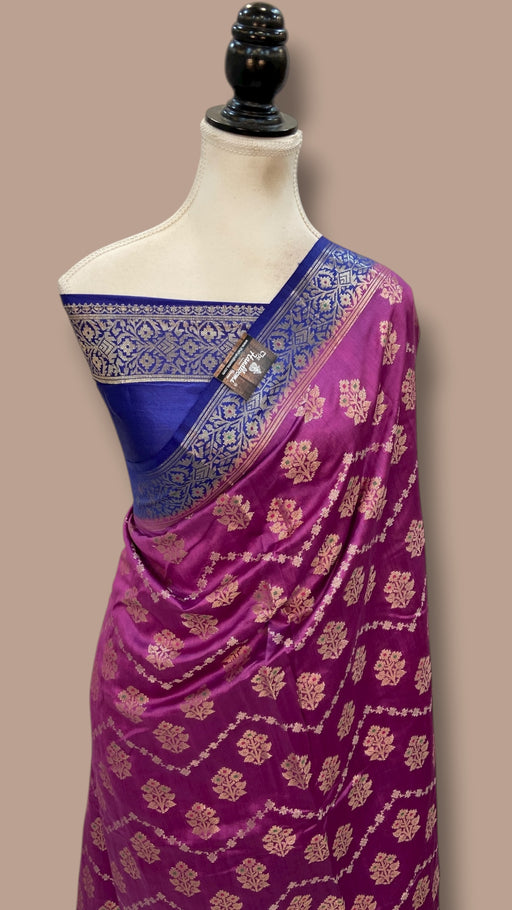 Pure Chiniya Silk Handloom Banarasi Saree - The Handlooms