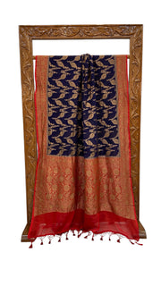 Khaddi Georgette Banarasi Saree -  Antique zari - The Handlooms