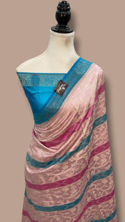Pure Chiniya Silk Handloom Banarasi Saree - The Handlooms