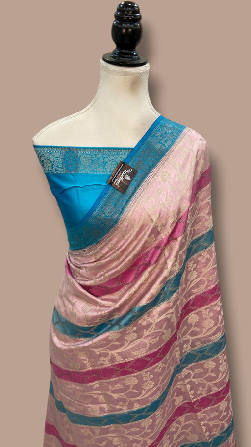 Pure Chiniya Silk Handloom Banarasi Saree - The Handlooms