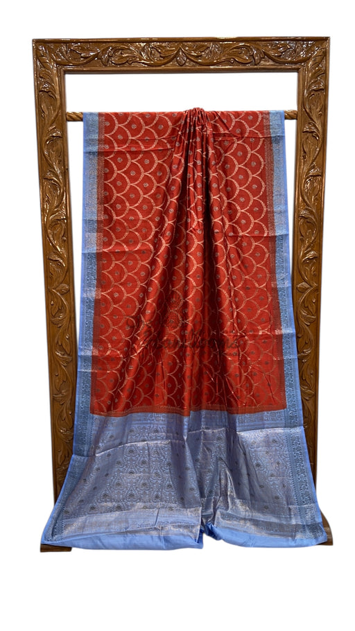 Pure Chiniya Silk Handloom Banarasi Saree - The Handlooms