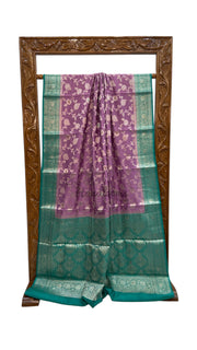 Pure Chiniya Silk Handloom Banarasi Saree - The Handlooms