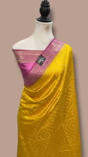 Pure Chiniya Silk Handloom Banarasi Saree - The Handlooms