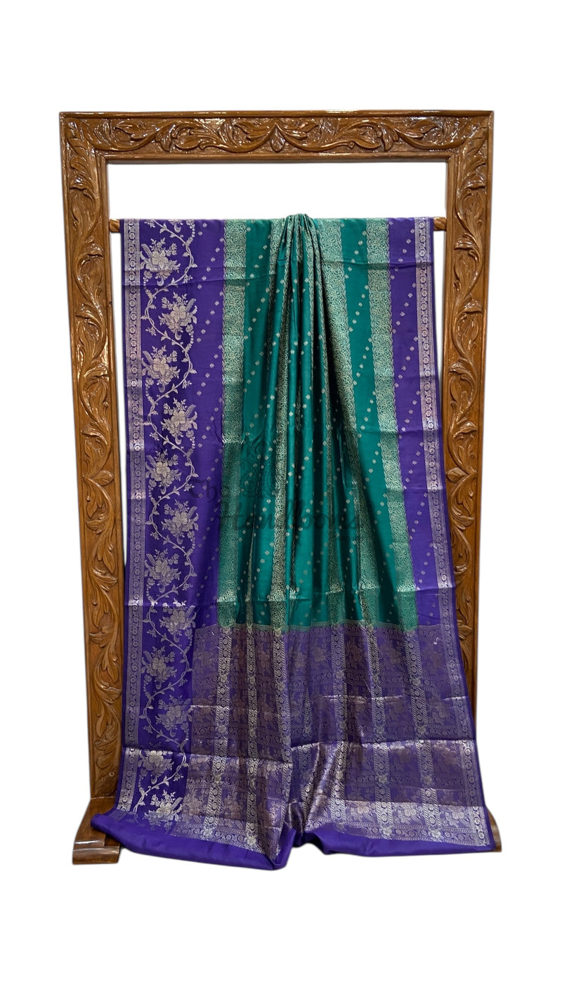 Pure Chiniya Silk Handloom Banarasi Saree - The Handlooms