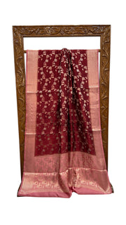 Pure Mango Silk Banarasi Handloom Saree - The Handlooms