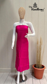 Chiniya Silk Suit With Khaddi Georgette Bandhej Dupatta - The Handlooms