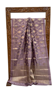Pure Mango Silk Banarasi Handloom  Saree - The Handlooms