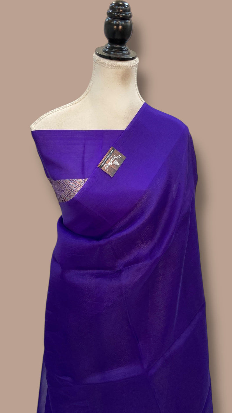 Pure Kora Handloom Banarasi Saree