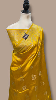 Pure Dupion Silk Banarasi Saree - The Handlooms