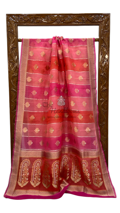 Pure Kora Handloom Banarasi Saree