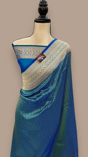 Pure Katan Silk Banarasi Handloom Saree - Tanchui Brocade - The Handlooms